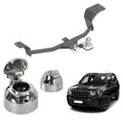Tomada Elétrica 12V 6 Polos Fêmea Cromada Reboque Universal