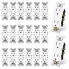 Tomada elétrica de parede ELEGRP 15A 125V, pacote com 20 unidades, branca fosca Tomada elétrica de parede ELEGRP 15A 125V, pacote com 20 unidades, branca fosca