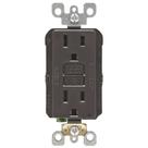 Tomada elétrica Leviton 15A Brown Soft GFCI Safety