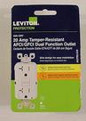 Tomada elétrica Leviton AGTR2-KW 20A 125V AFCI GFCI