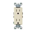 Tomada elétrica Leviton Decora, termoplástico resistente a impactos