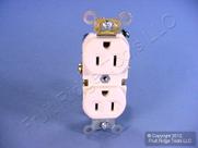 Tomada elétrica Leviton LTA15A Duplex 15A 125V Light Almond