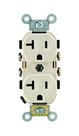 Tomada elétrica Leviton R56-CBR20-00T 20 A Duplex