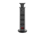 Tomada Elétrica Para Mesa Forma De Torre Usb Tipo C