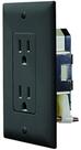 Tomada elétrica RV Designer S817 independente preta 125V AC