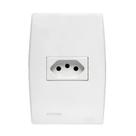 Tomada Embutir 2P+T 10 Amperes Branca Linha Ilus 5UB99052 - SOPRANO