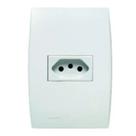 Tomada Embutir 2P+T 20 Amperes Branca Linha Ilus 5UB99050 - SOPRANO