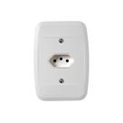 Tomada Embutir 3P C/Placa - Pezzi 10A