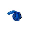 Tomada Embutir Industrial 2p+t 16a 6h 220v Azul Tomada Embutir Industrial 2p+t 16a 6h 220v Azul