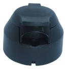 Tomada Engate 6 Polos Fêmea Universal Nylon Preto Dni8370