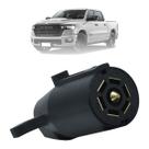 Tomada Engate 7 Vias Para Reboque Carretinha Dodge Ram 1500 2500 3500 Engate Rápido 2012 A 2025
