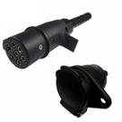 Tomada Engate Macho Femea 7 Polos Bivolt Com Extensor Prolongador Redonda Nylon Polarizada Tomada Engate Macho Femea 7 Polos Bivolt Com Extensor Prolongador Redonda Nylon Polarizada