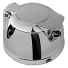 Tomada Engate Redonda 7 Pinos Aluminio Cromada Femea