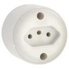 Tomada Externa 2P + T Fame 10a 250v / 2 Pólos Resistente