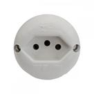 Tomada Externa Flp 2P+T. 20A Branca - Kit C/10 Pecas