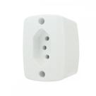 Tomada Externa Ilumi 2 Polos +Terra 10A Branca 16516Pct - Kit C/10
