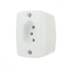 Tomada Externa Ilumi 2P+T. 10A Retangular 16516 ./ Kit Com 10 Peças