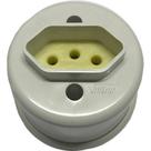 Tomada Externa Voltec 2 Polos +Terra 10A Branca V418.1 - Kit C/30 Tomada Externa Voltec 2 Polos +Terra 10A Branca V418.1 - Kit C/30