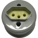 Tomada Externa Voltec 2 Polos +Terra 10A Cinza V418.2 - Kit C/30 Tomada Externa Voltec 2 Polos +Terra 10A Cinza V418.2 - Kit C/30