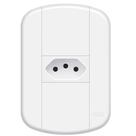 Tomada Fame com Placa 4x2"" Padrão 2P+T 10 Ampères Blanc - 112.3914.4 - FAME
