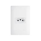 Tomada Fame Habitat 2p+t 20a Com Placa 4x2 Branco