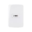 Tomada HDMI MarGirius B3 com Placa 4x2 Branca