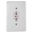 Tomada Ilumi 2 Polos + Tomada com Placa Stylus 10A 250V 4x2