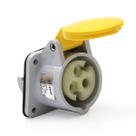 Tomada Industrial de Embutir Linha CEKTON IP44 Strahl 3(2P+T)16A 110/130V