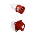 Tomada industrial macho e femea 4p + terra 16a 220 - 380v