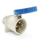 Tomada Industrial Macho Embutir 125A 220V 3P+T Strahl N-4649