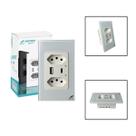 Tomada Inteligente Wi-Fi Dupla 16A USB E USB-C Tomada Inteligente Wi-Fi Dupla 16A USB E USB-C
