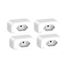 Tomada Inteligente WiFi 16A Com Medição E Controle Remoto, Proteção Contra Sobrecarga Para Alexa E