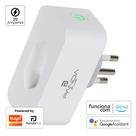 Tomada Inteligente Wifi 20A Medidor Consumo Tuya PandaPlus Smartlife Alexa Google Comando Por Voz e App Bivolt 4000W