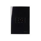 Tomada Margirius Sleek 2p+t 10a Com Placa 4x2 Preto Ebony