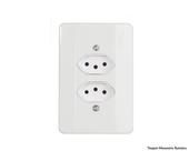 Tomada Mill Dupla 2P T C/Pl 10A/250V 39049 Trd-E4Pbm c/10pcs