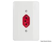 Tomada Mill Vermelha 2P T C/Pl 20A 250V 39263 c/10pcs