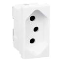 Tomada Modulo 2p+t 10a 250v Pial Plus+ 615038bc Cor Branco