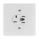 Tomada Modulo 2RJ11 + Telebras Com Placa - Emave