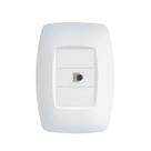 Tomada p/ Telefone RJ11 2 vias Com Placa 4x2 Fame Elegance