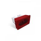 Tomada Painel Steck Com Borne 10A 250V Vermelha S8622