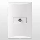 Tomada Para Antena Cobo Coaxial Branca 551401 Brava - Iriel