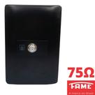 Tomada Para Antena De Tv Para Cabo Coaxial Com Placa Habitat Black FAME