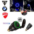Tomada Para Carregar Celular Moto Triumph Tiger 800 900 1200 Bmw Ducati