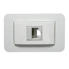 Tomada Para Móveis Informática Rj45 Cat06 Branco - Lumitek-Duda Ferragens