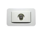 Tomada Para Móveis Tv (Coaxial) Branco