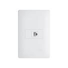 Tomada para Rede de Informática Fame Habitat RJ45 Cat6 8 Vias com Placa 4x2