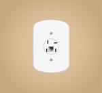 Tomada para Telefone (padrão Telebrás) com Conector Rj11 2 Vias Blanc com Acabamento - Fame Tomada para Telefone (padrão Telebrás) com Conector Rj11 2 Vias Blanc com Acabamento - Fame