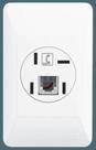 Tomada Para Telefone (padrao Telebras) Com Conector Rj11 - Fame