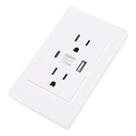 Tomada Parede USB Type C 15A PC Antichamas 2 Portas