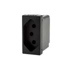 Tomada Pial Plus+ com Borne Automático Preto - Pial Legrand